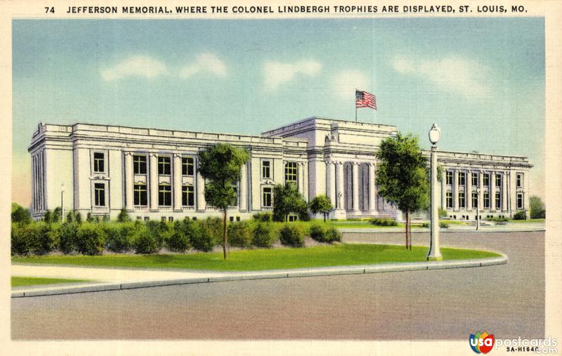 Jefferson Memorial, where the Colonel Lindbergh Trophies are Displayed