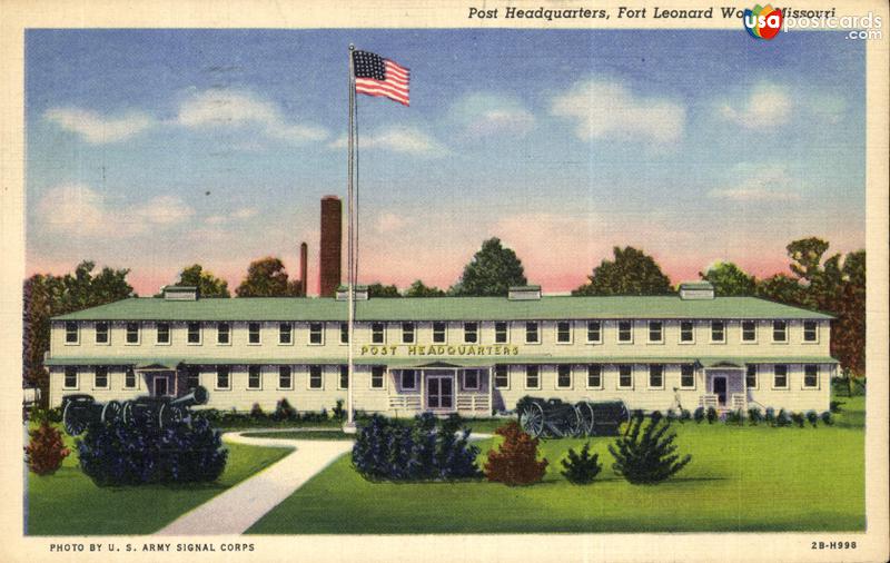 Pictures of Fort Leonard Wood, Missouri, United States: Post Headquarters