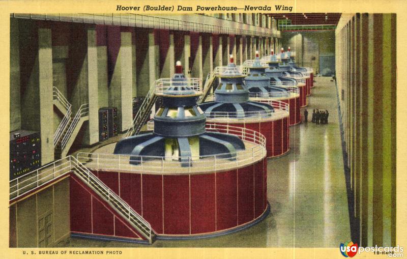 Pictures of Boulder Dam, Nevada, United States: Hoover (Boulder) Dam Powerhouse