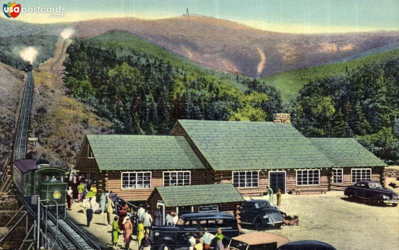 Vintage postcards of White Mountains