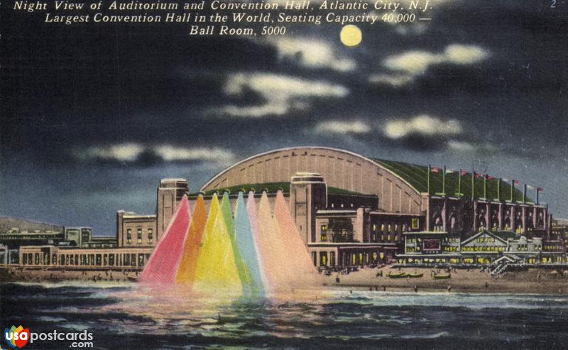 Night Views of Auditorium and Convention Hall