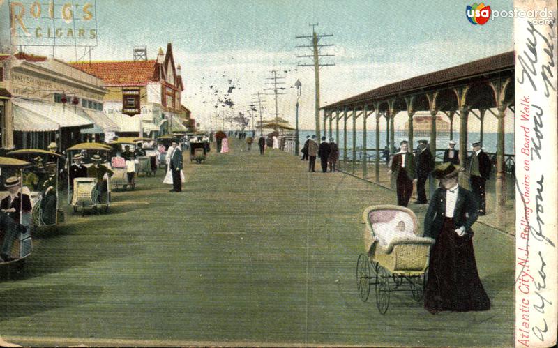 Rolling Chairs on Board Walk