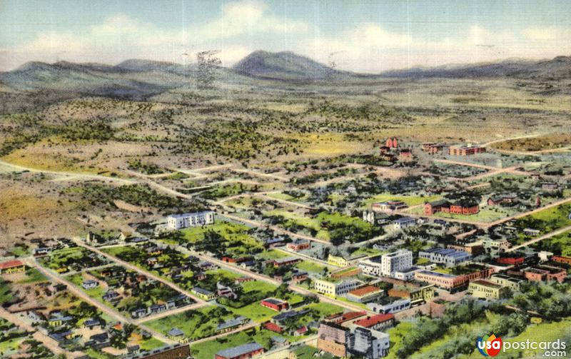 Vintage postcards of Silver City