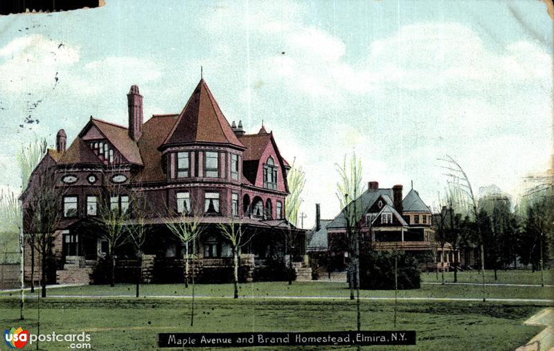 Maple Avenue and Brand Homestead