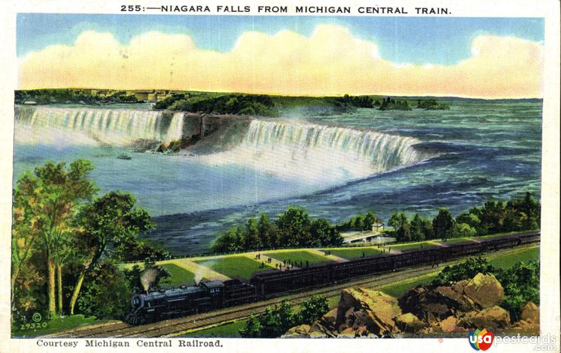 Niagara Falls from Michigan Central Train
