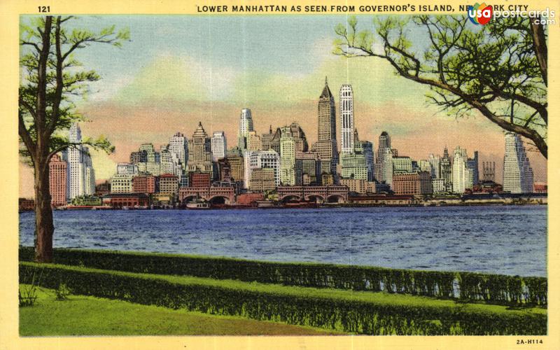 Lower Manhattan as Seen from Governor´s Island