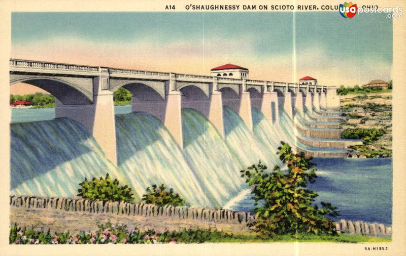 O´Shaughnessy Dam On Scioto River