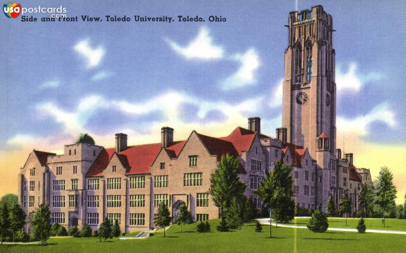 Side and Front View, Toledo University