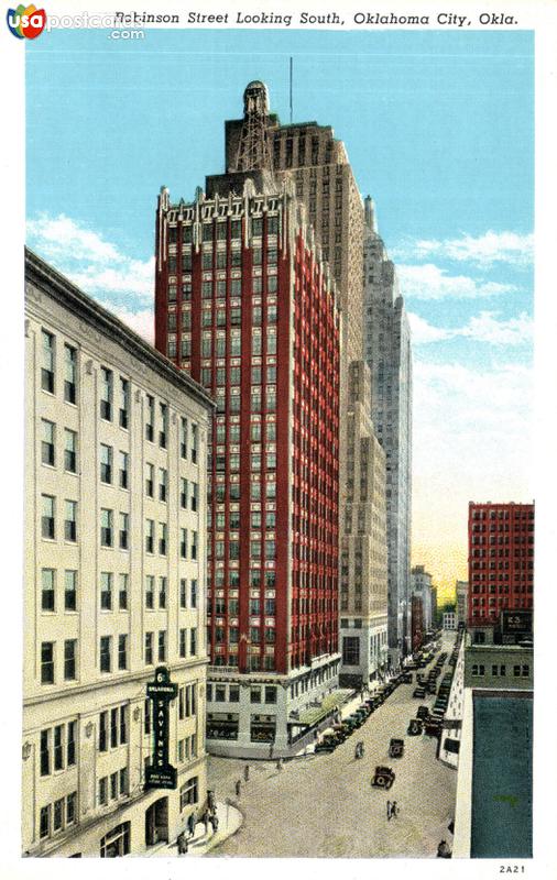 Pictures of Oklahoma City, Oklahoma, United States: Robinson Street Looking South