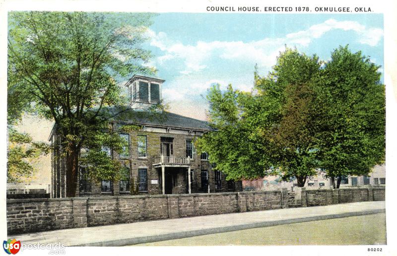 Council House, Erected 1878