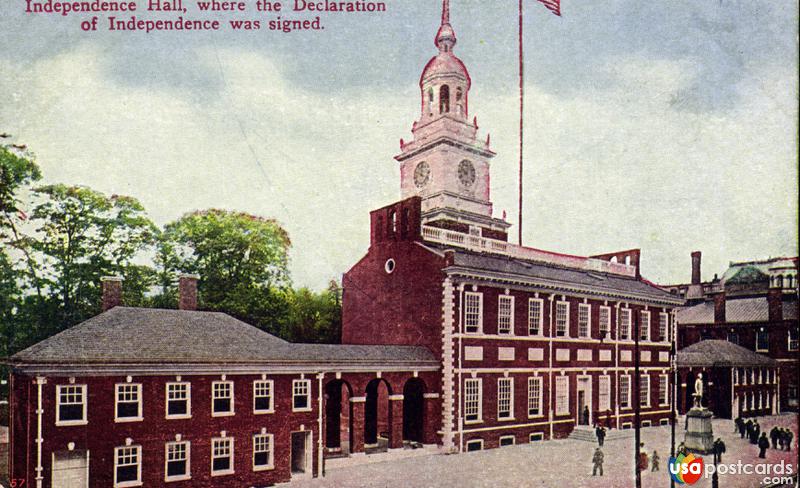 Independence Hall, where the Declaration of Independence was signed