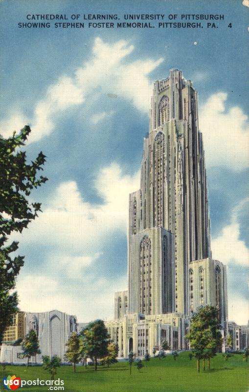 Cathedral of Learning at Night, University of Pittsburgh