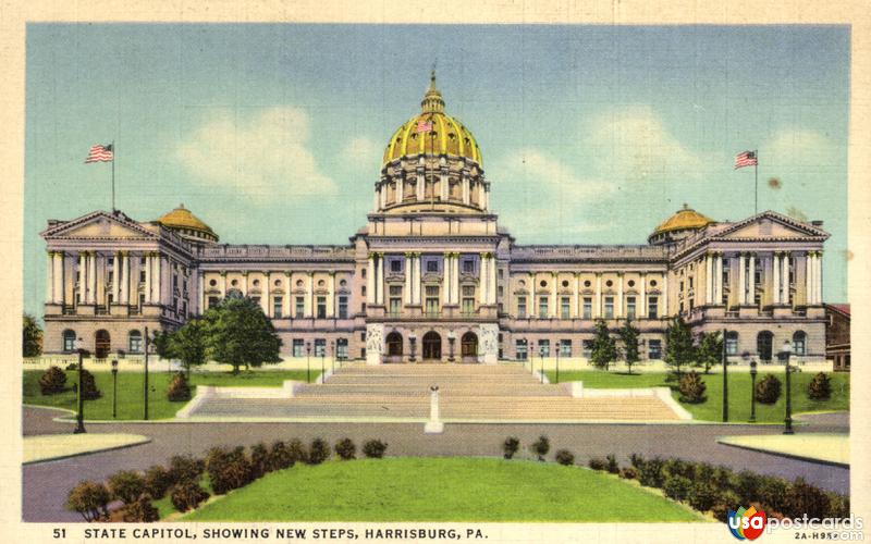 State Capitol, showing new Steps