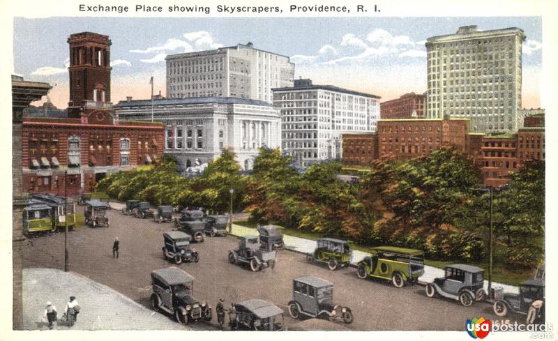 Exchange Place showing Skyscrapers