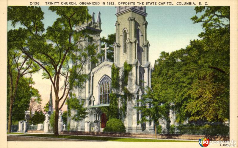 Trinity Church, organized in 1812. Opposite The State Capitol