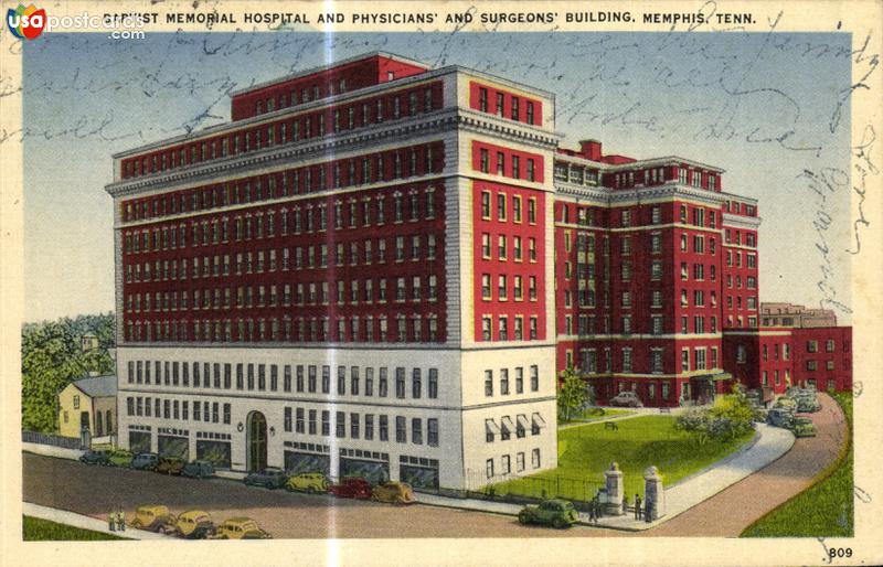 Pictures of Memphis, Tennessee, United States: Baptist Memorial Hospital and Physicians´and Surgeons´ Building