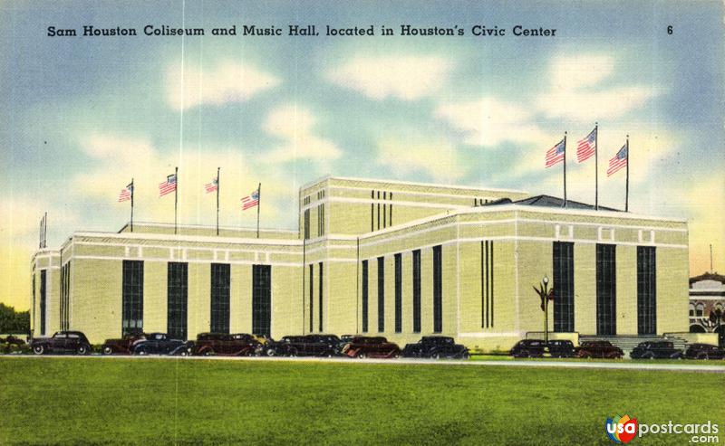 Sam Houston Coliseum and Music Hall, located in Houston´s Civic Center