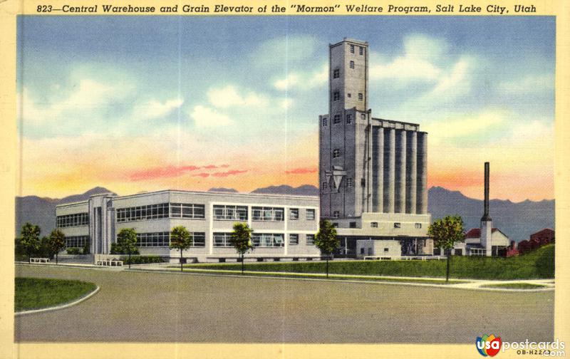 Central Warehouse and Grain Elevator of the Mormon Welfare Program