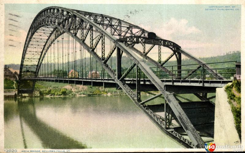 Pictures of Bellows Falls, Vermont, United States: Arch Bridge, Bellows Falls