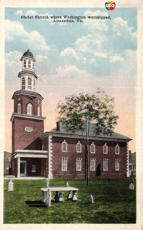 Pictures of Alexandria, Virginia, United States: Christ Church where Washington Worshipped