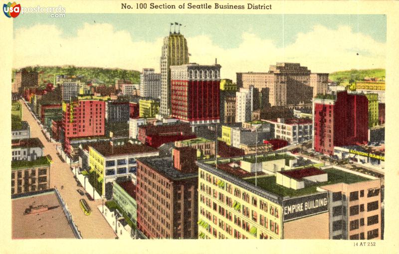 Section of Seattle Business District