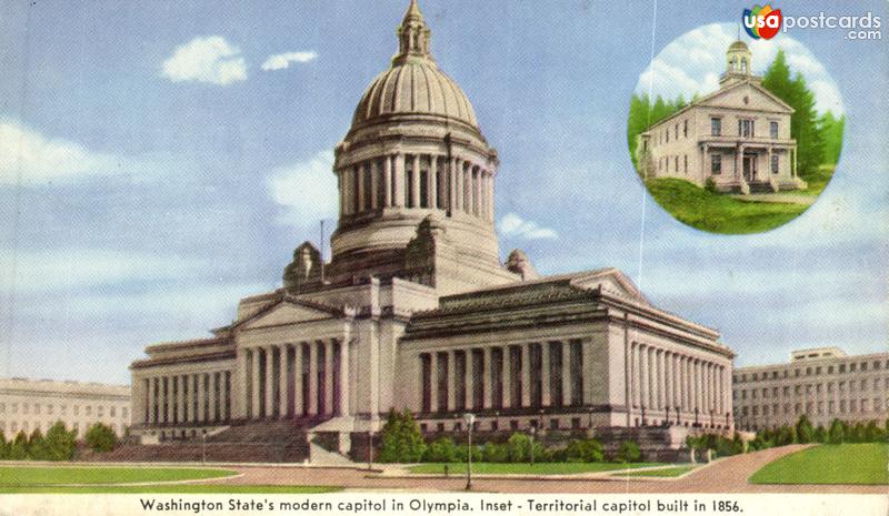 Washington State´s modern capitol in Olympia