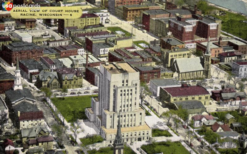 Aerial View of Court House