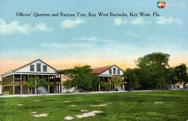 Officer´s Quarters and Banyan Tree