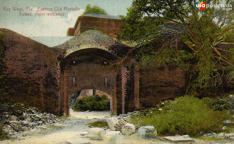 Eastern Old Martello Tower, main entrance