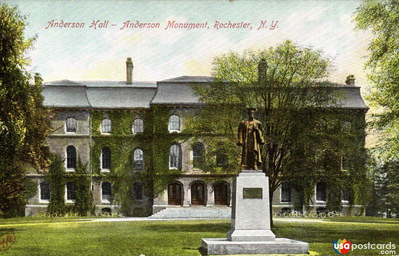 Anderson Hall and Anderson Monument
