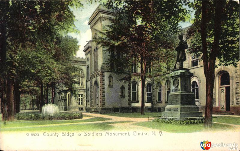 County Buildings and Soldiers Monument