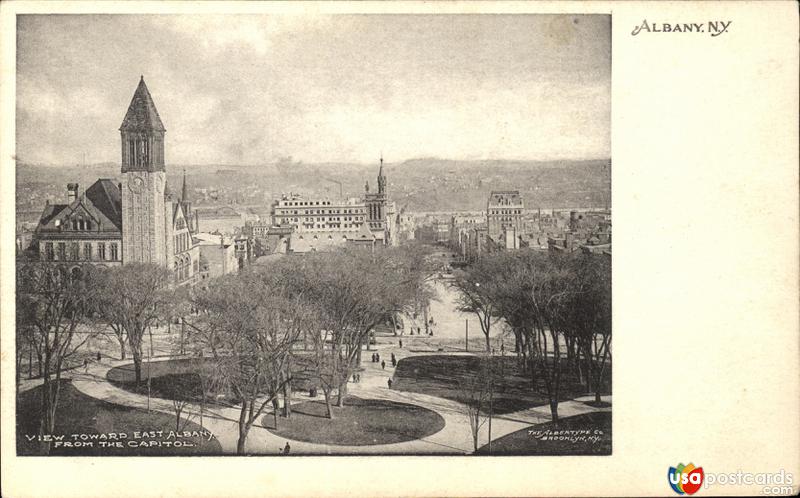 View toward East Albany from the Capitol