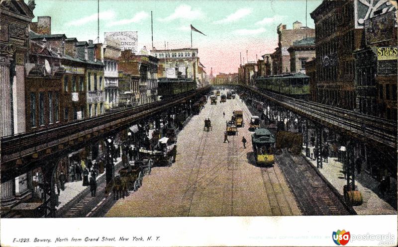 Bowery, North from Grand Central Street