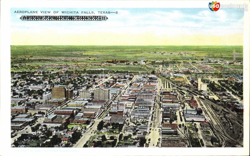 Aerial view of Wichita Falls