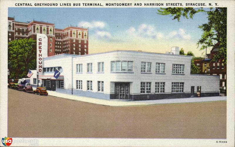 Central Greyhound Lines Bus Terminal, Montgomery and Harrison Streets