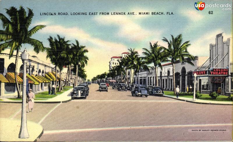 Lincoln Road, looking East from Lennox Avenue