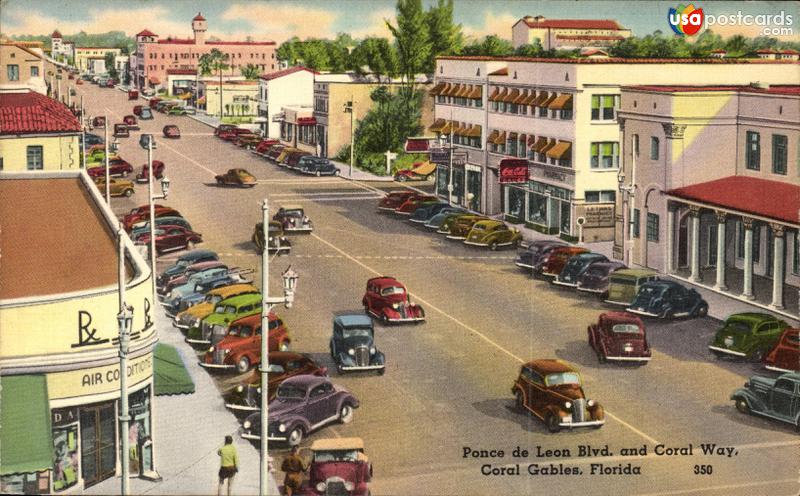 Ponce de Leon Boulevard and Coral Way