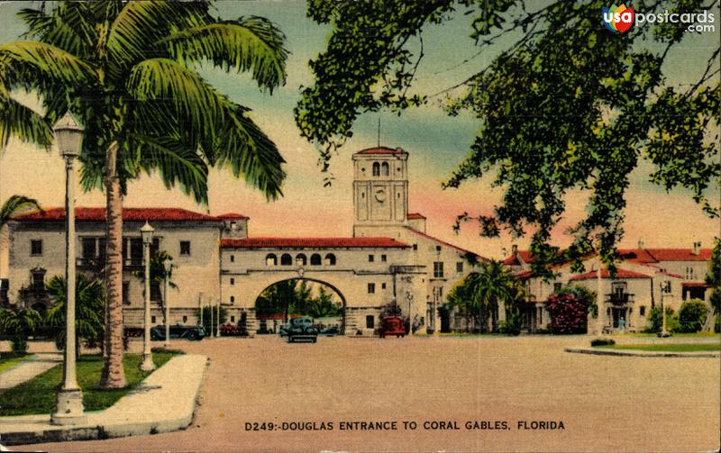 Douglass entrance to Coral Gables