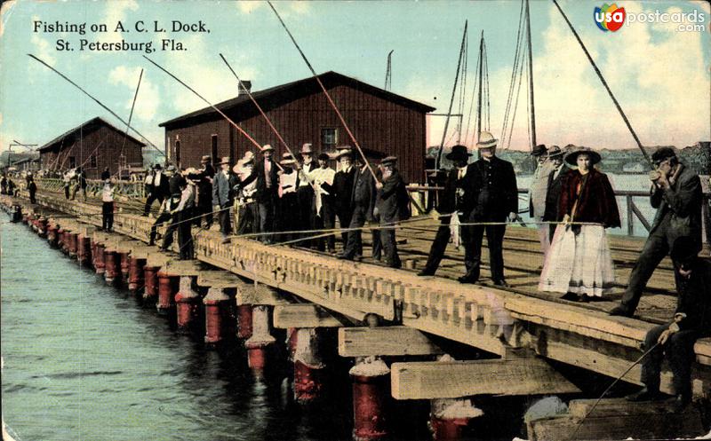 Fishing on A.C.L. Dock