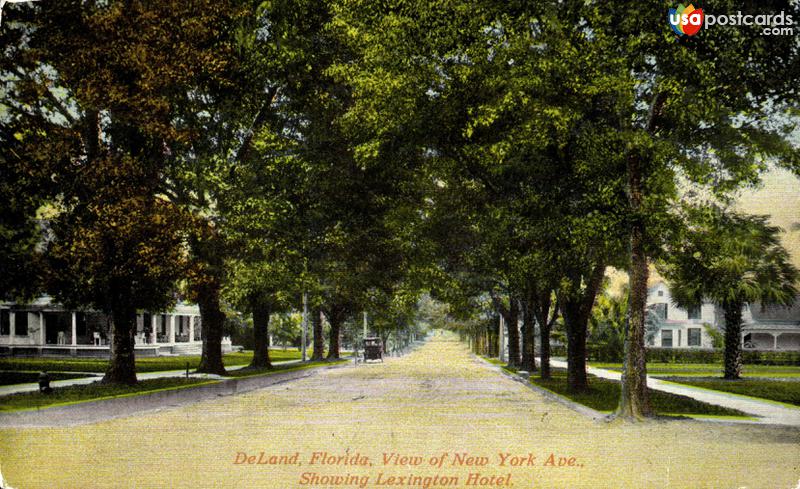 New York Avenue, showing Lexington Hotel