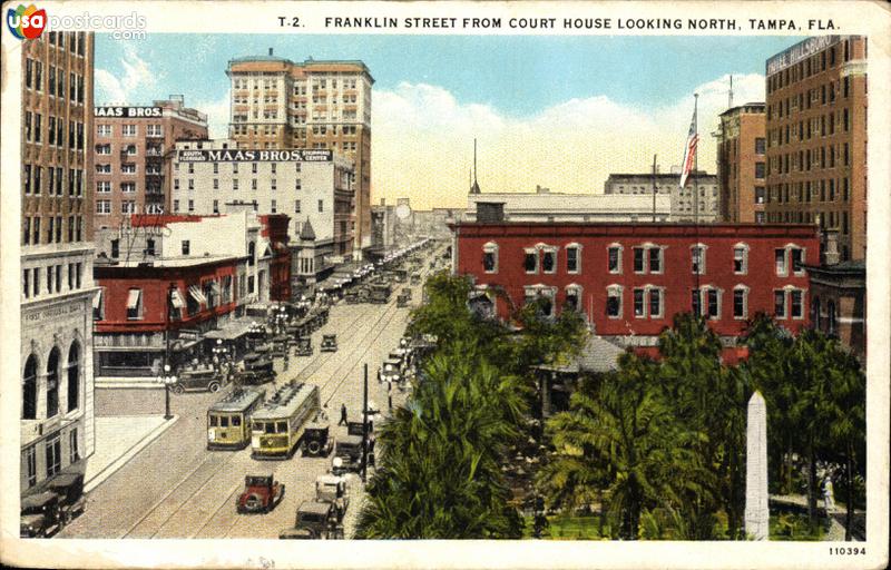Franklin Street from Court House, looking North