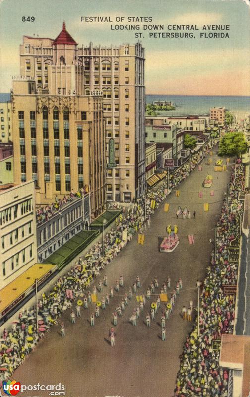 Festival of States, looking down Central Avenue