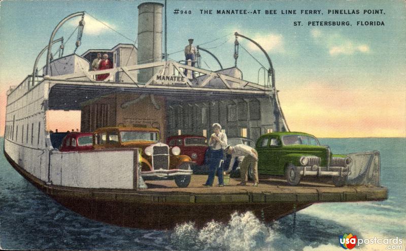The Manatee, at Bee Line Ferry, Pinellas Point