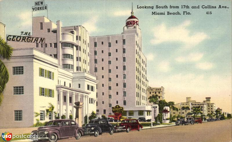 Looking South from 17th and Collins Avenue