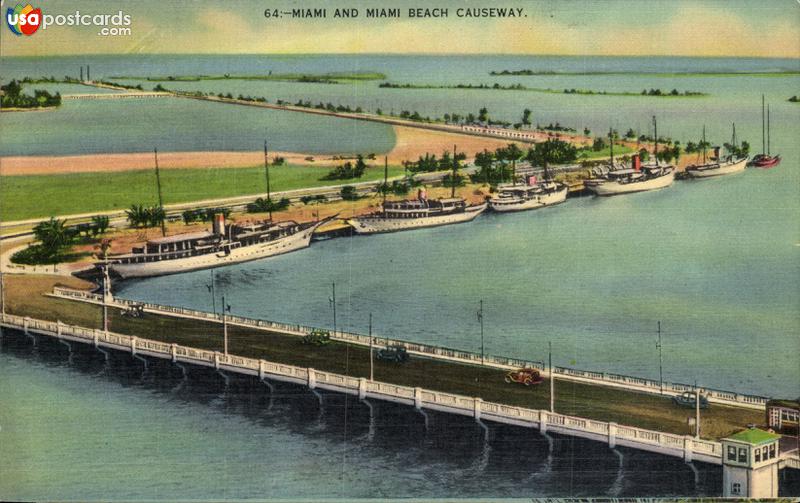 Miami and Miami Beach Causeway