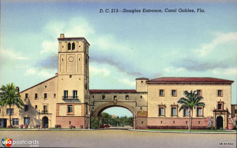 Douglas entrance to Coral Gables