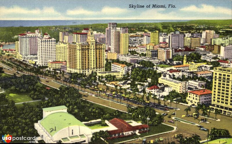 Skyline of Miami