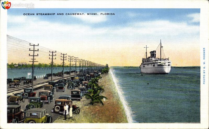 Ocean Steamship and Causeway