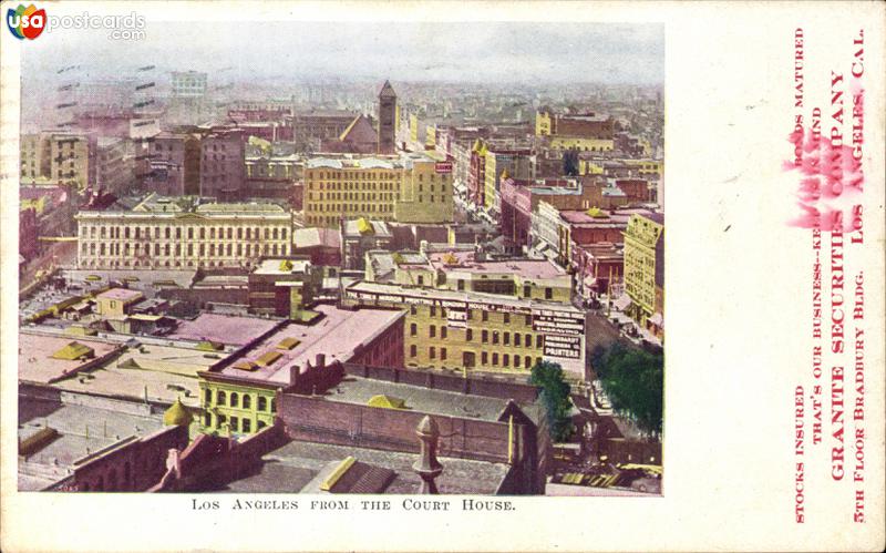 Los Angeles, from the Court House