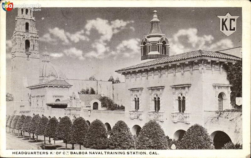 Headquarters of K. of C. Balboa Naval Training Station